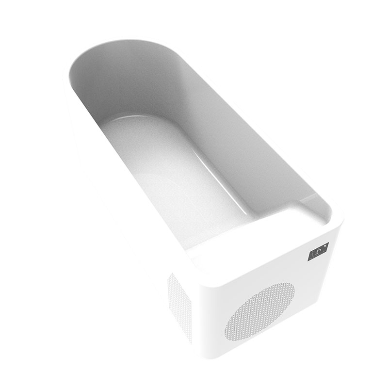 Cadă de scufundare rece acrilică cu răcitor