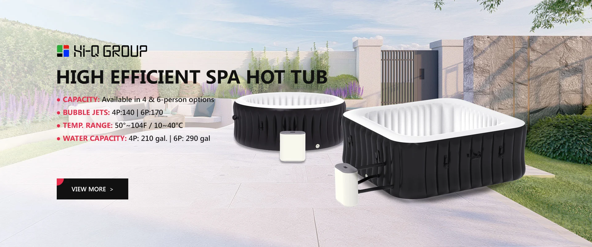 Cadă cu hidromasaj cu spa de mare eficiență